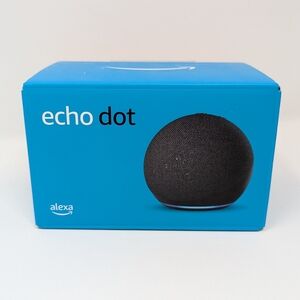 Amazon Echo Dot Latest 5th Gen Smart Speaker with Alexa Charcoal Black - NEW